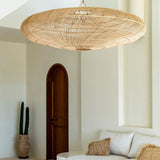 Extra Large Rattan Macaron Natural Pendant Lamp Light  Shade - XXL - Flo & Joe UK