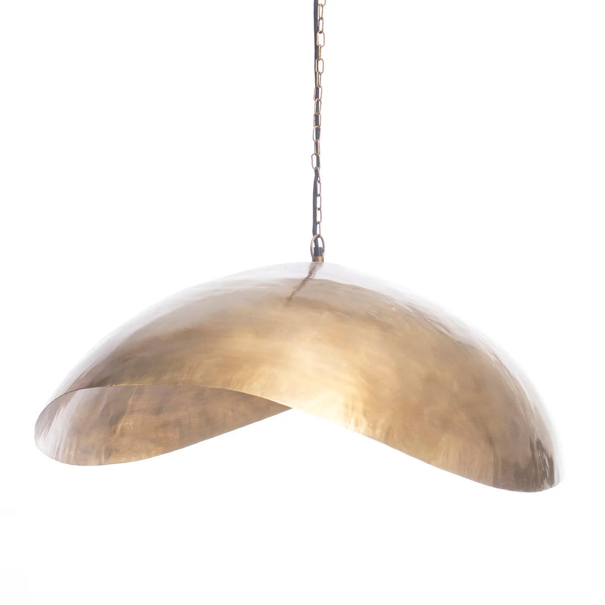 The fortune cookie brass pendant   xl