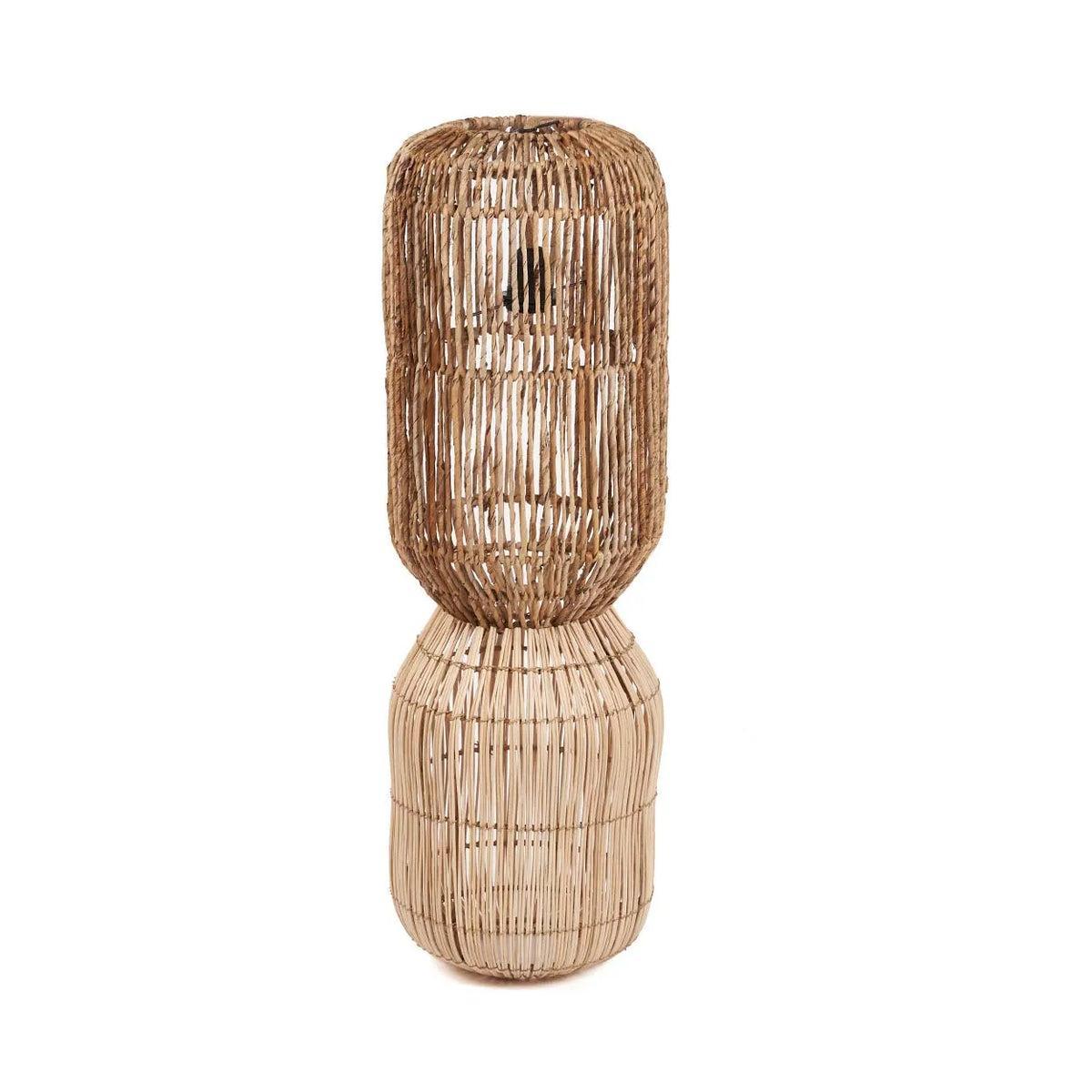 Tall rattan seagrass pendant light  or floor lamp 80cm