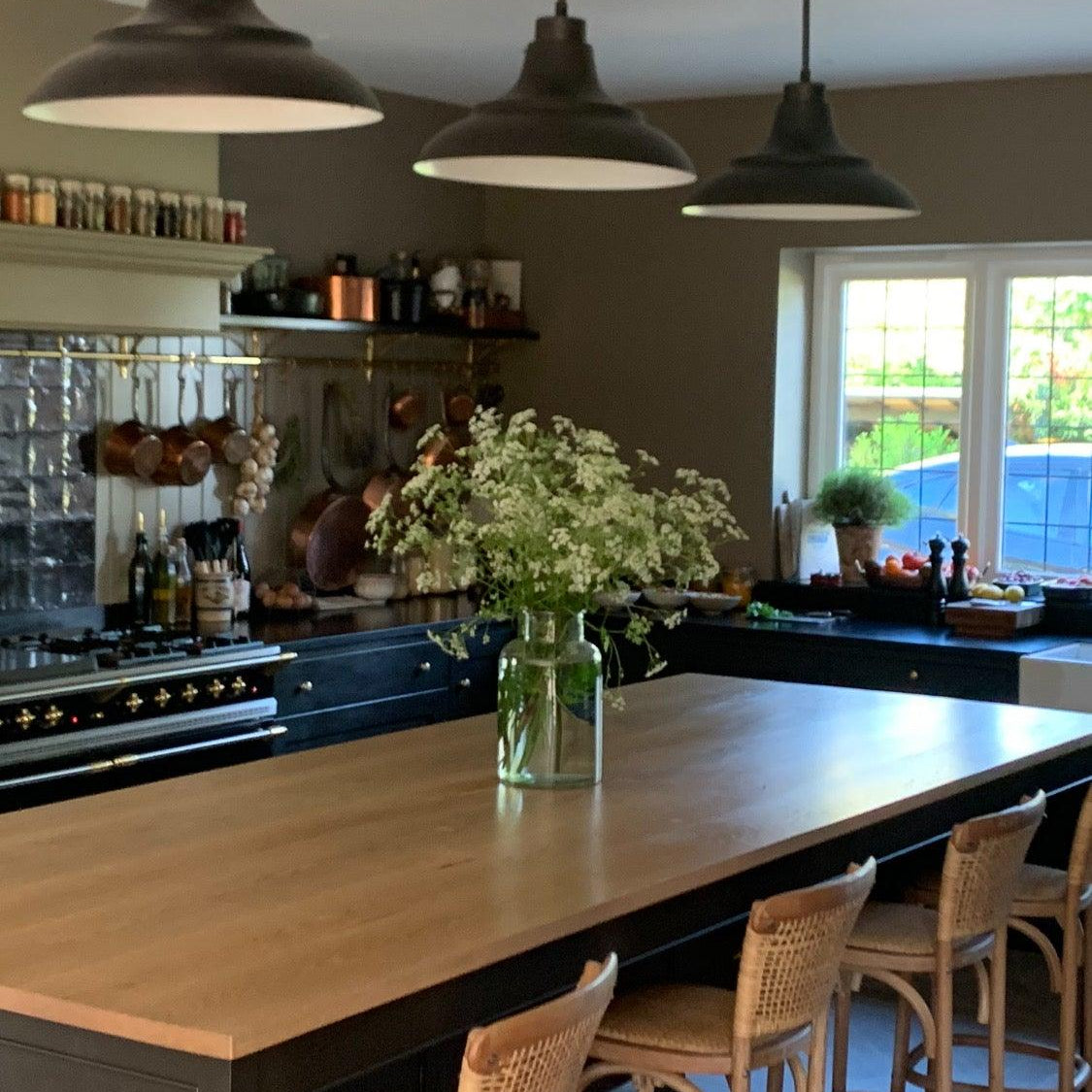 French Wicker Bar Stool / Chair - Flo & Joe