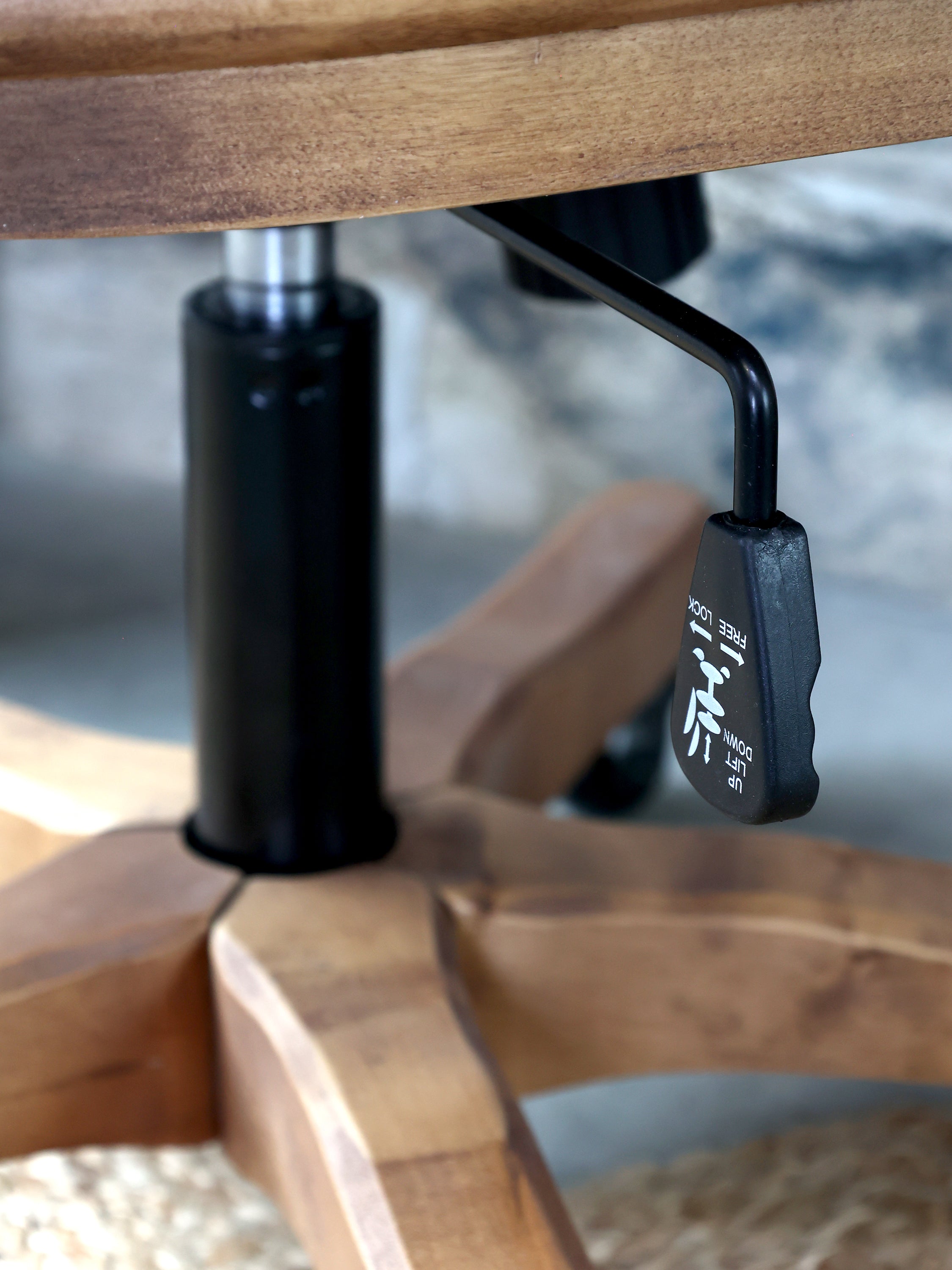 French Wicker High Back Swivel Desk Chair - Flo & Joe