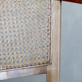 French Wicker Swivel Desk Chair - Flo & Joe