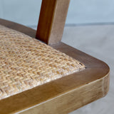 French Wicker Swivel Desk Chair - Flo & Joe