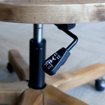 French Wicker Swivel Desk Chair - Flo & Joe