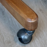 French Wicker Swivel Desk Chair - Flo & Joe