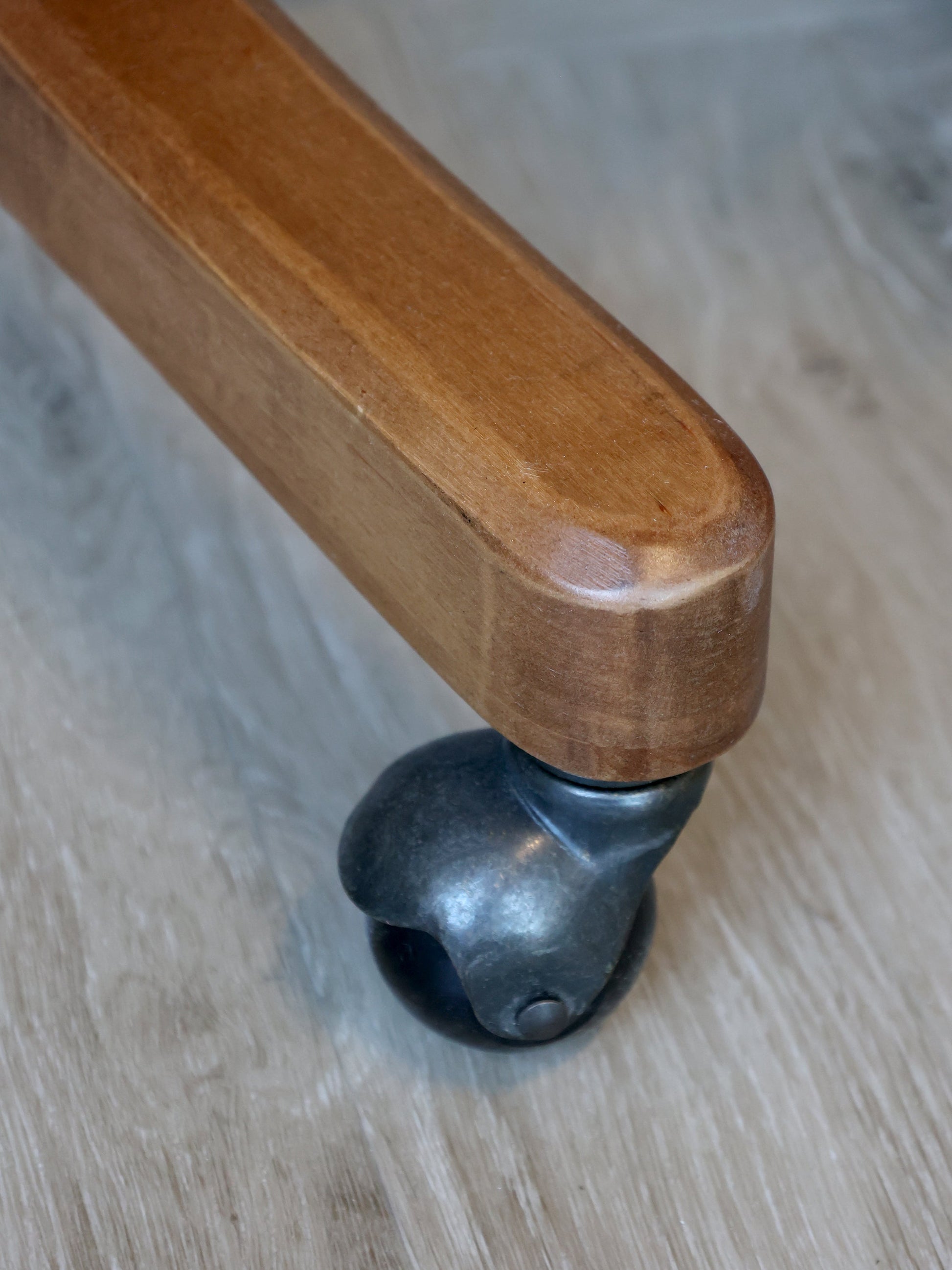 French Wicker Swivel Desk Chair - Flo & Joe