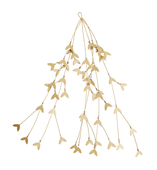 Golden Mistletoe Hanging Garland - Flo & Joe