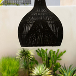 The Lobster Trap Pendant - Black - L - Flo & Jo - eRattan Ceiling Light Shade