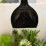 The Lobster Trap Pendant - Black - L - Flo & Jo - eRattan Ceiling Light Shade