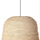 Large natural raffia rattan large light shade - UK