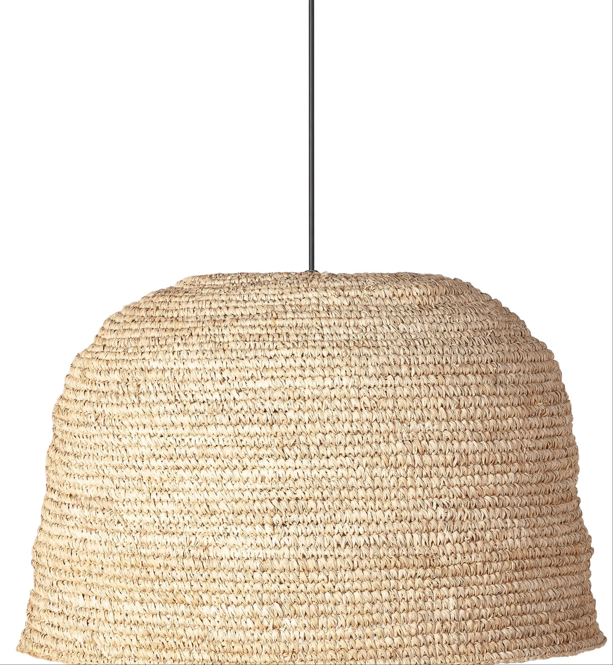 Large natural raffia rattan large light shade   uk