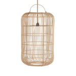The Bozelo Rattan Floor or Ceiling Pendant -Shade  Natural - M - Flo & Joe