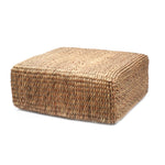 Natural Hyacinth Pouffe - Square - Flo & Joe