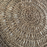 Natural Seagrass Pouffe - 60 - Flo & Joe