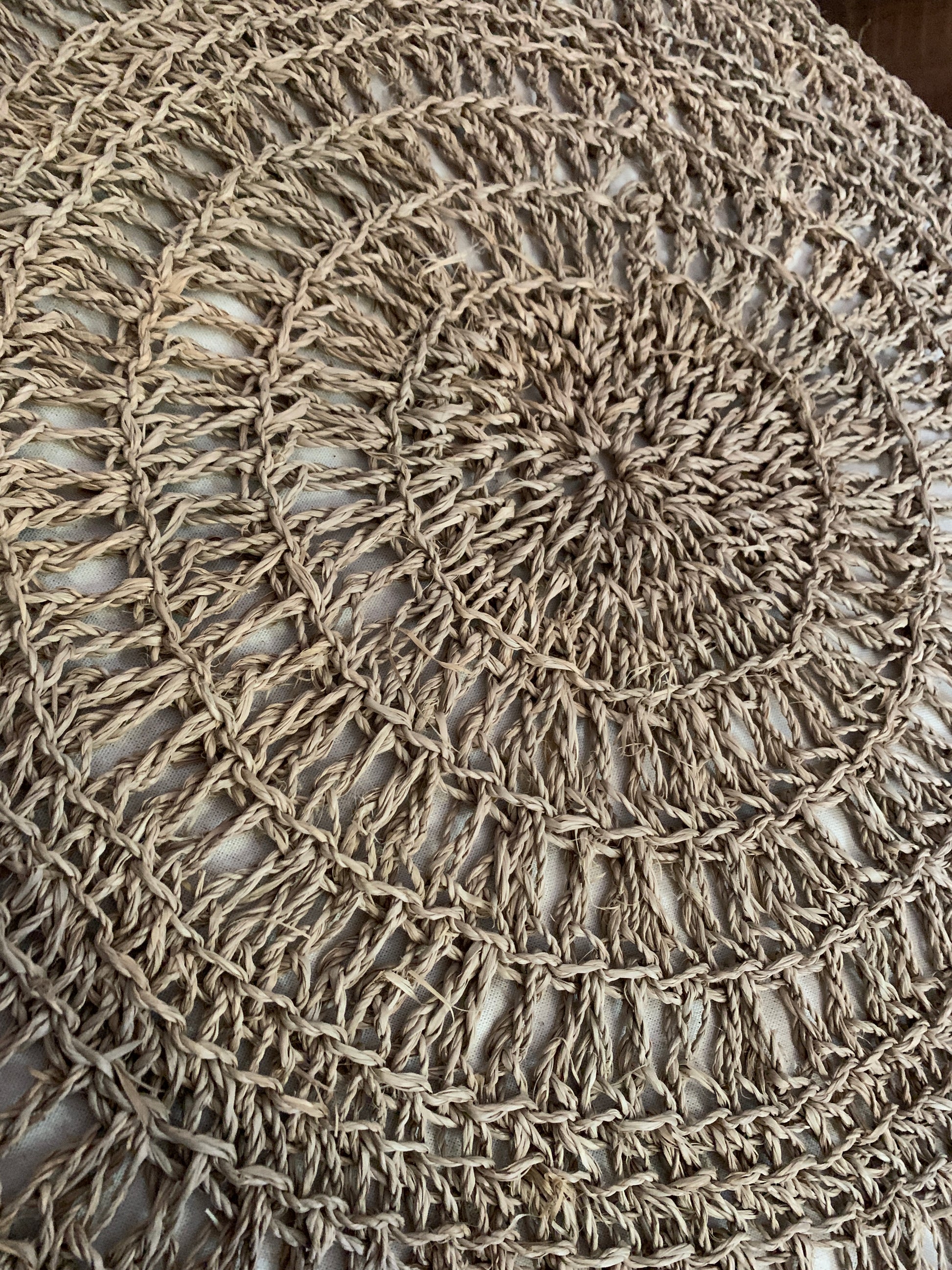 Natural Seagrass Pouffe - 60 - Flo & Joe