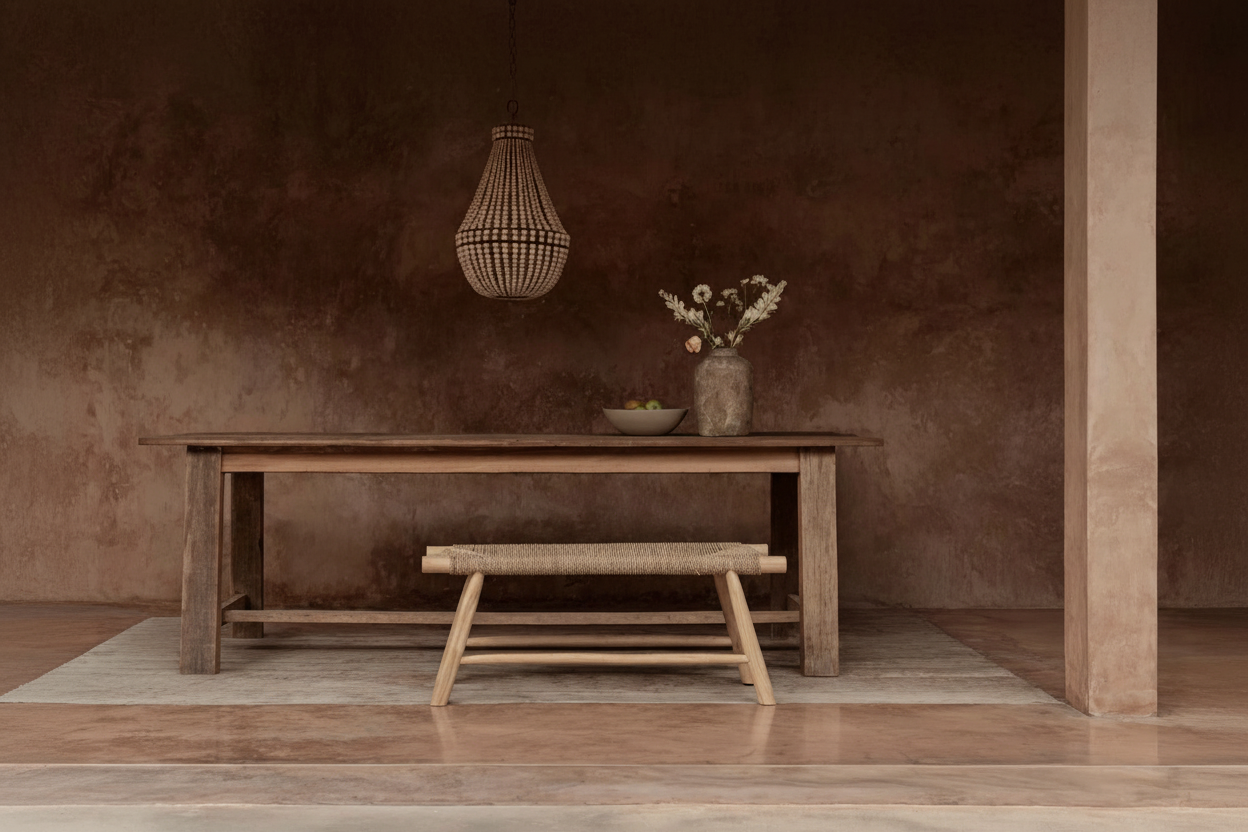 Natural, handcrafted rattan pendant light  lamps and organic home decor furniture collection