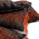 Oh My Gee Cushion Cover - Black Orange 100 x 35 cm - Flo & Joe