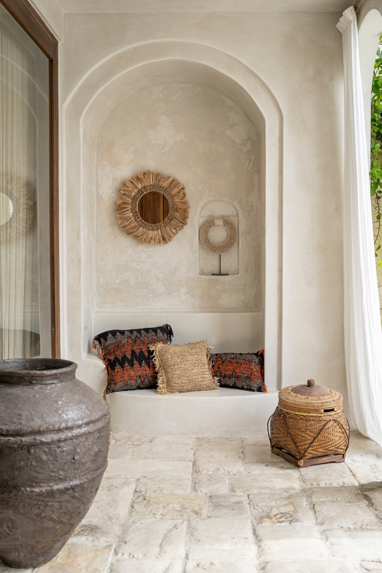 Oh My Gee Cushion Cover - Black Orange 60 x 60cm - Flo & Joe