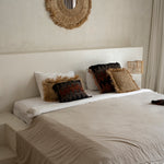 Oh My Gee Cushion Cover - Black Orange 60 x 60cm - Flo & Joe