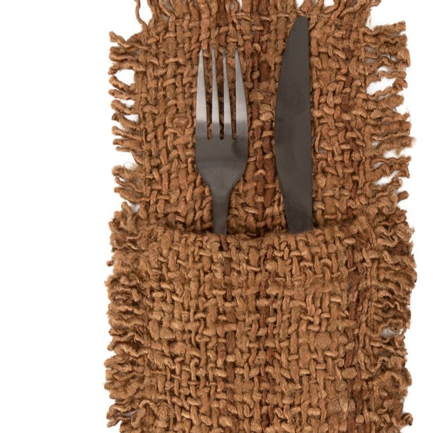 Oh My Gee Cutlery Holder - Brown - Flo & Joe