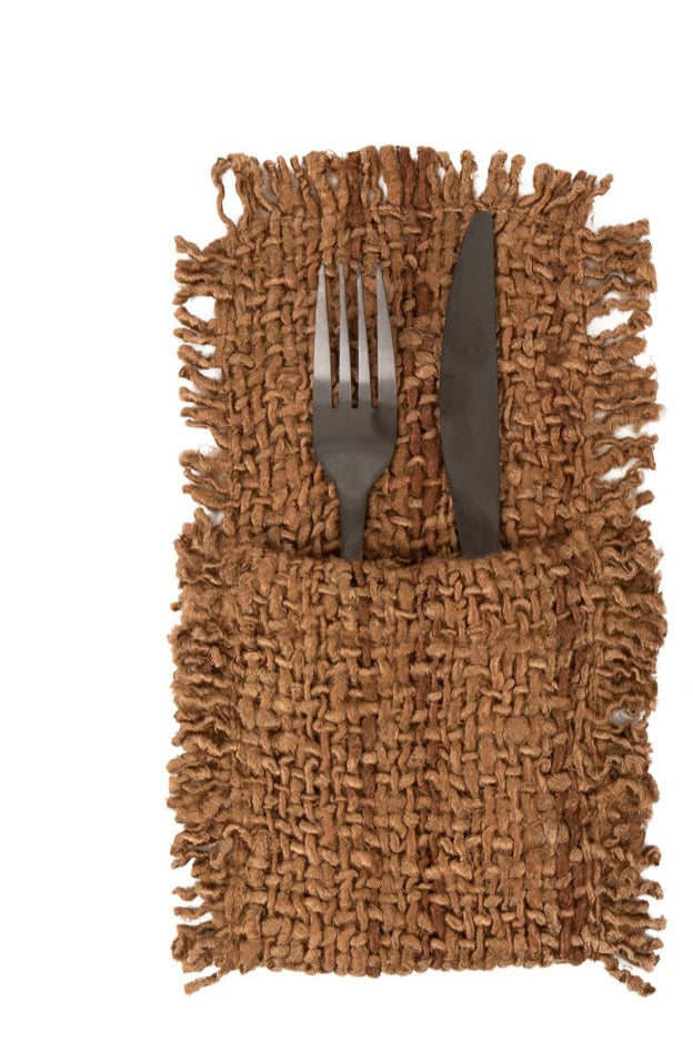 Oh My Gee Cutlery Holder - Brown - Flo & Joe