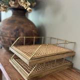 Rattan Letter Tray - Flo & Joe