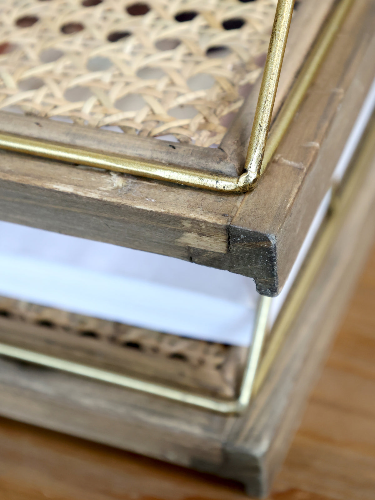 Rattan letter tray   flo & joe