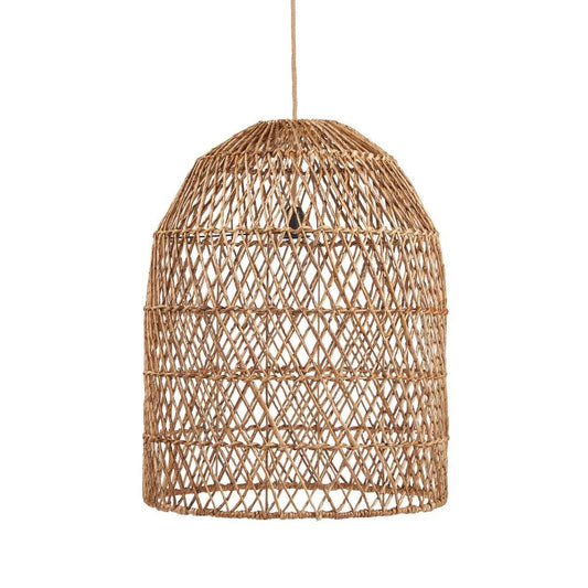 The Xiomara Pendant - Natural - Rattan - Extra Large - Flo & Joe Statement Lighting