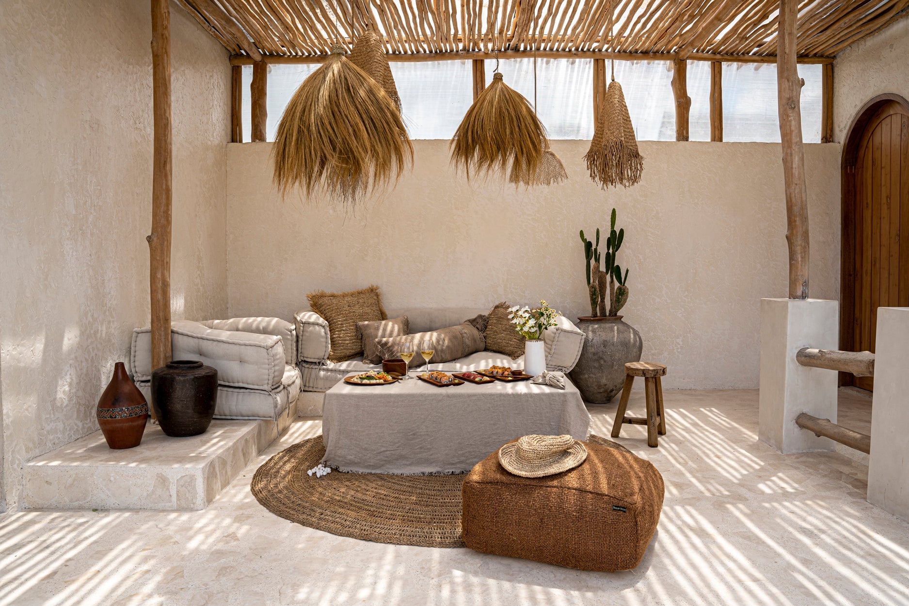 Rayung Hut Pendant Light - 85cm - Flo & Joe