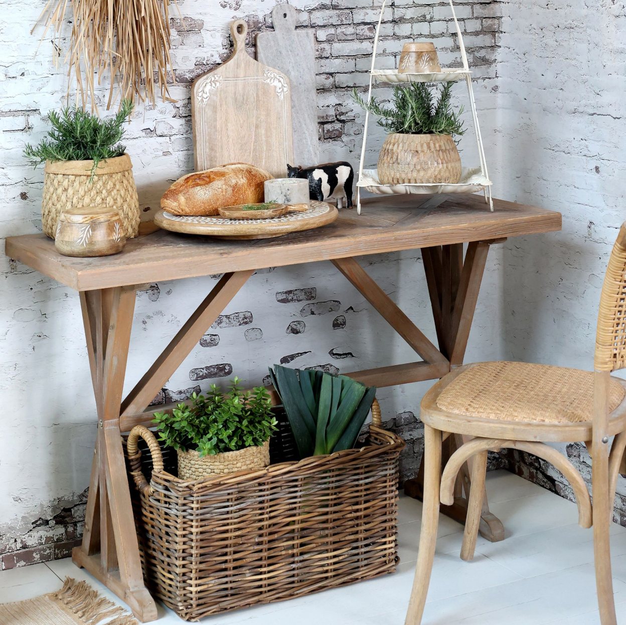 Recycled French Console Table-Flo &amp; Joe