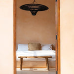 The Sky Pendant - Black - 60 cm - Flo & Joe UK - Statement Rattan Lighting