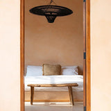 The Sky Pendant - Black - 60 cm - Flo & Joe UK - Statement Rattan Lighting