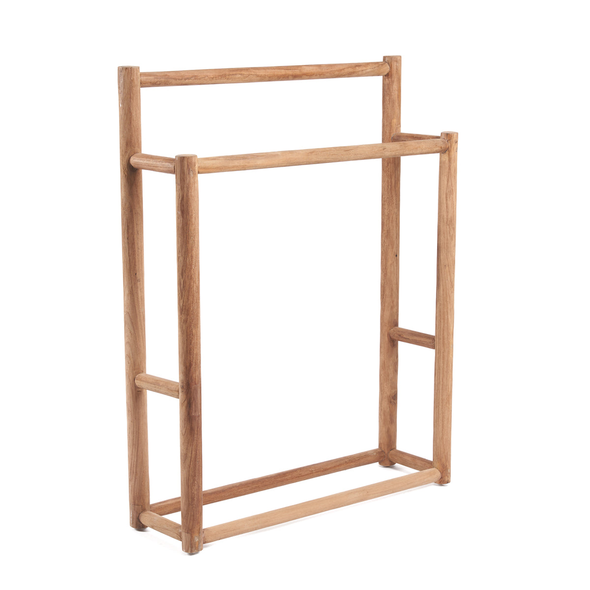 Rustic towel stand   flo & joe