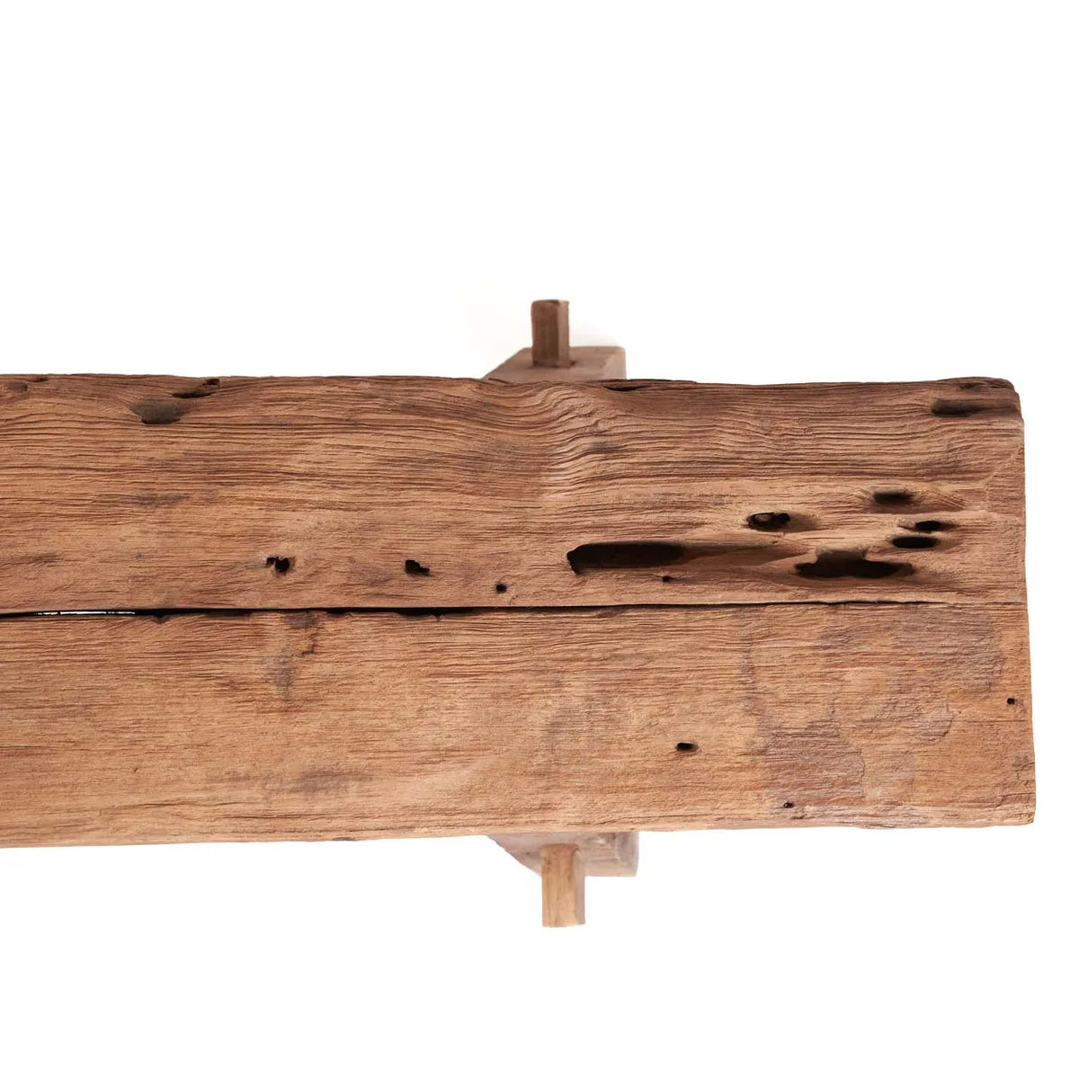 The beauteous rustic bench   natural   flo & joe