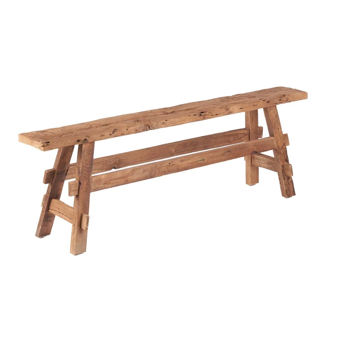 The beauteous rustic bench   natural   flo & joe