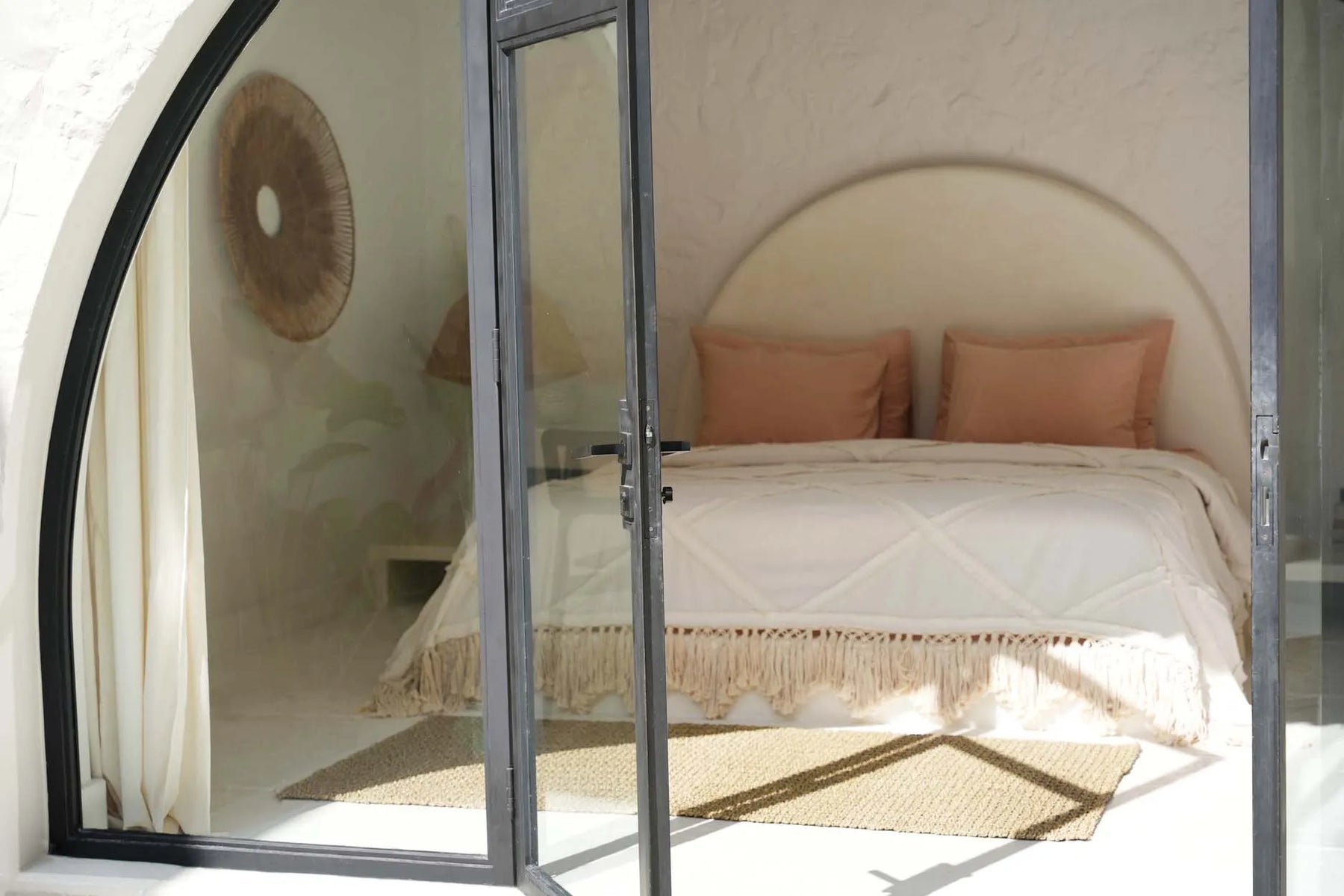 The Berber Bed Throw - Natural - Flo & Joe