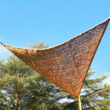 Triangle Sun Shade made from water repellent Coco Fibre or Coir