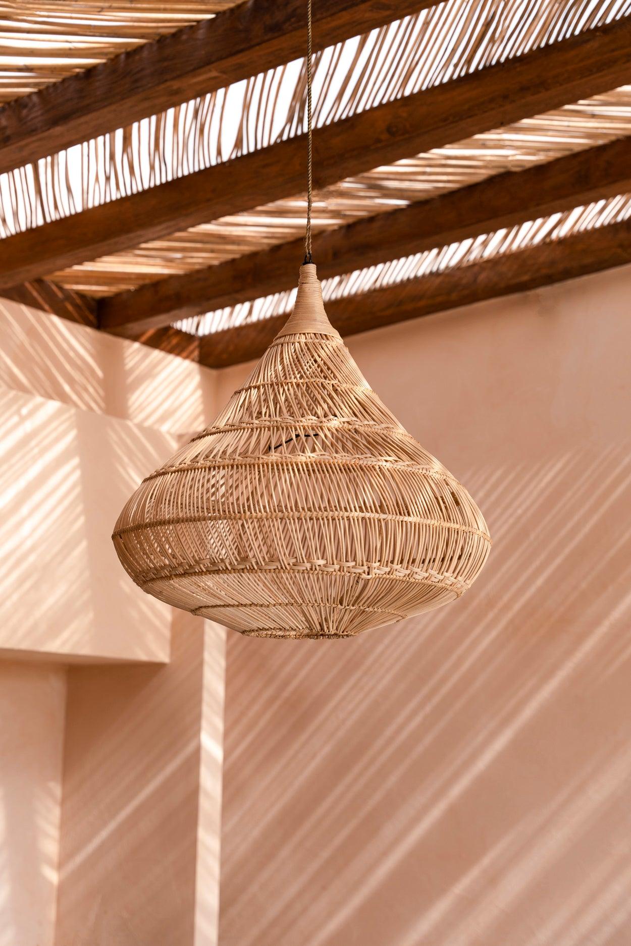 The Drop Natural Pendant Light -Large - Flo & Joe