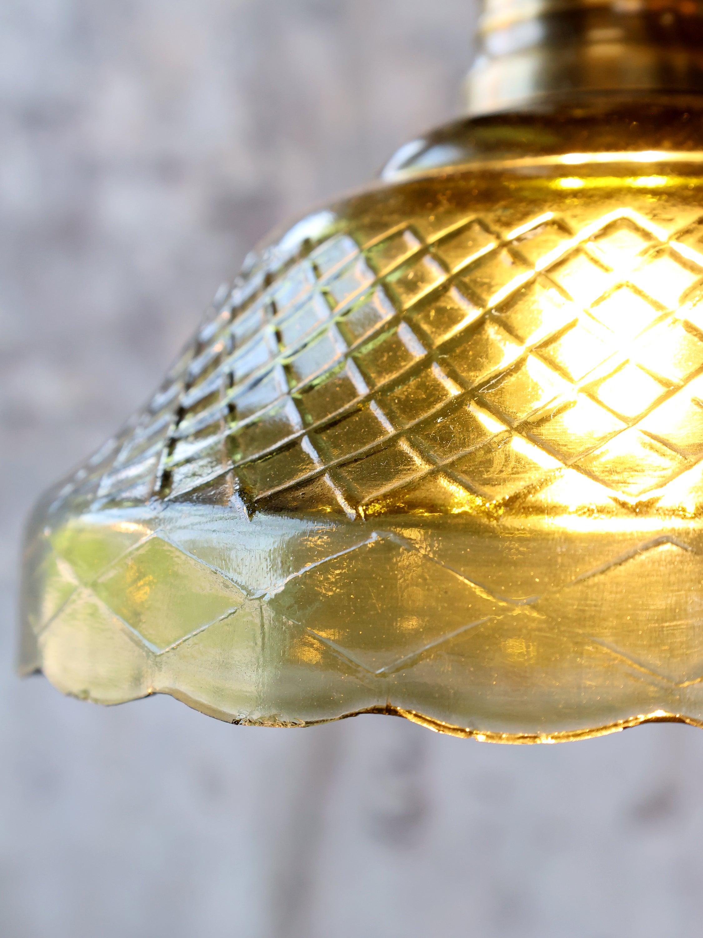 The Green Glass Pendant - M-Ceiling Light Fixtures-Flo &amp; Joe