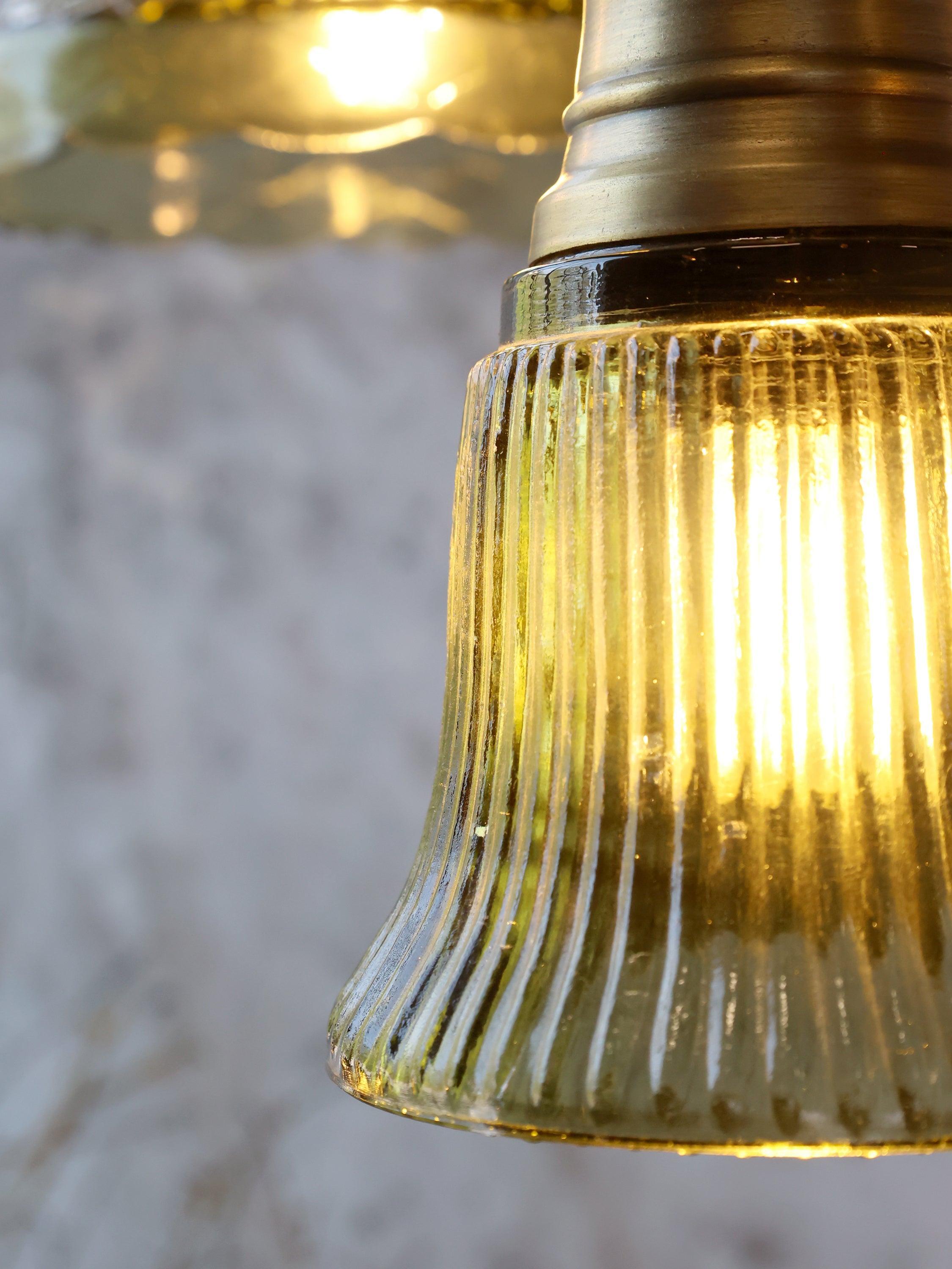 The Green Glass Pendant - S-Ceiling Light Fixtures-Flo &amp; Joe