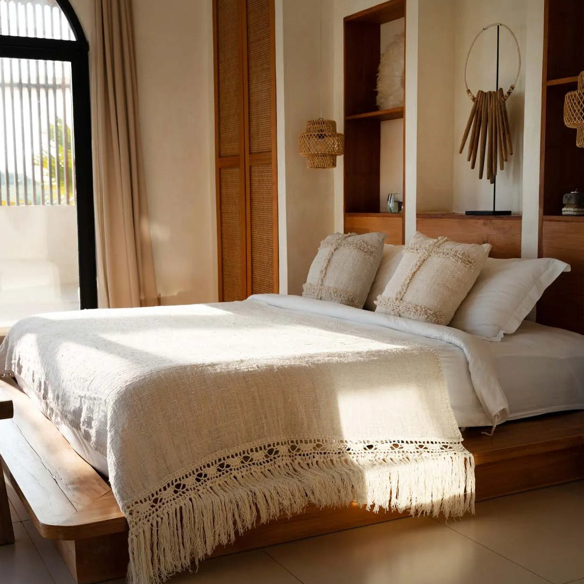 The Gypsy Throw - Natural - Flo & Joe