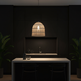 The Meno Pendant - Large Rattan Light Shade - Flo & Joe