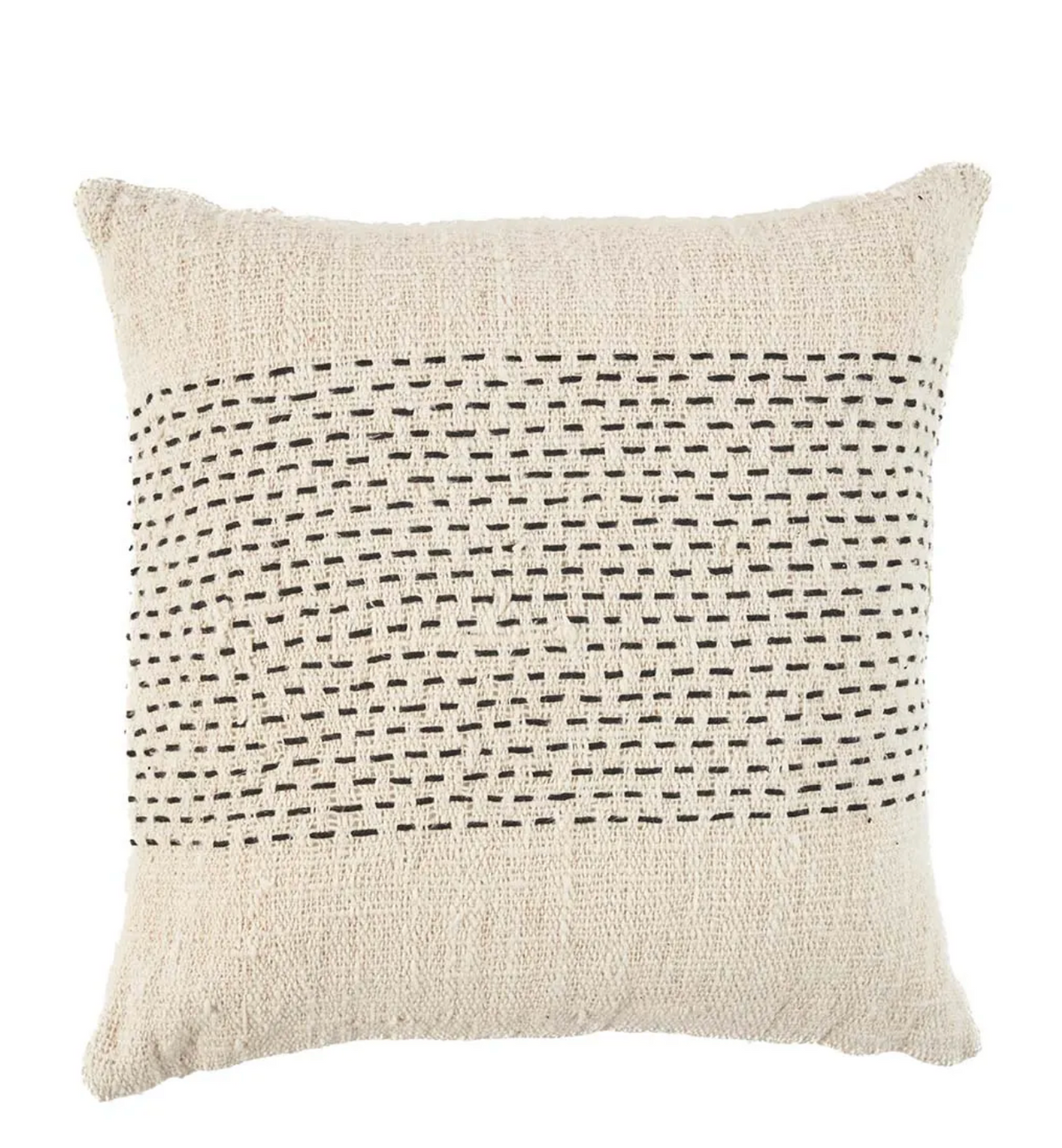 The misty cushion cover   natural black   flo & joe