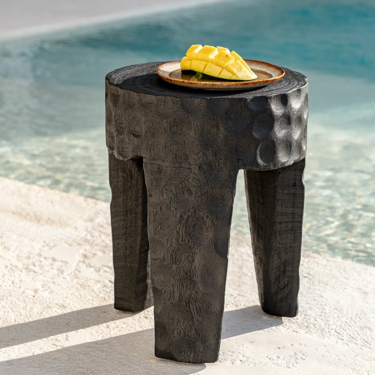 The Paramo Table Stool - Black - Flo & Joe