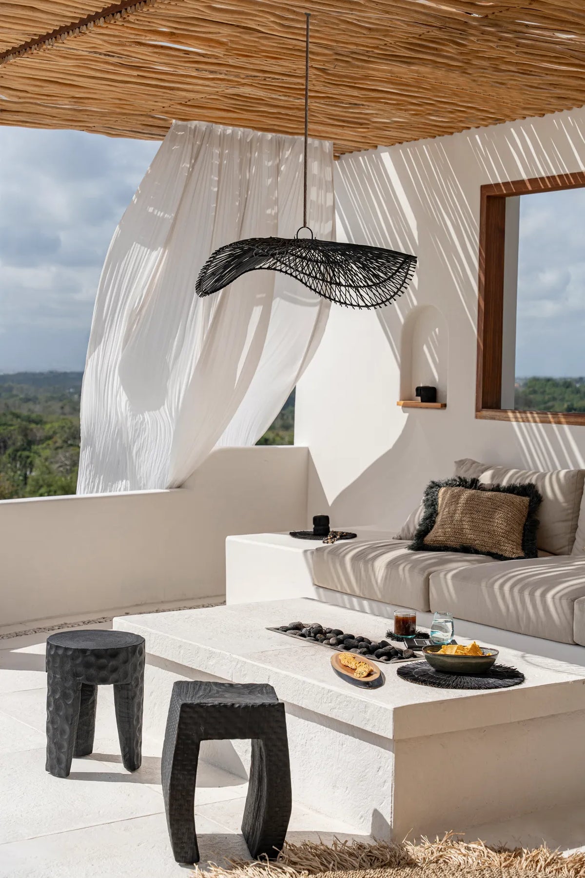 The Paramo Table Stool - Black - Flo & Joe