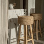 The Raffia Bar Stool - Flo & Joe