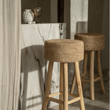 The Raffia Bar Stool - Flo & Joe