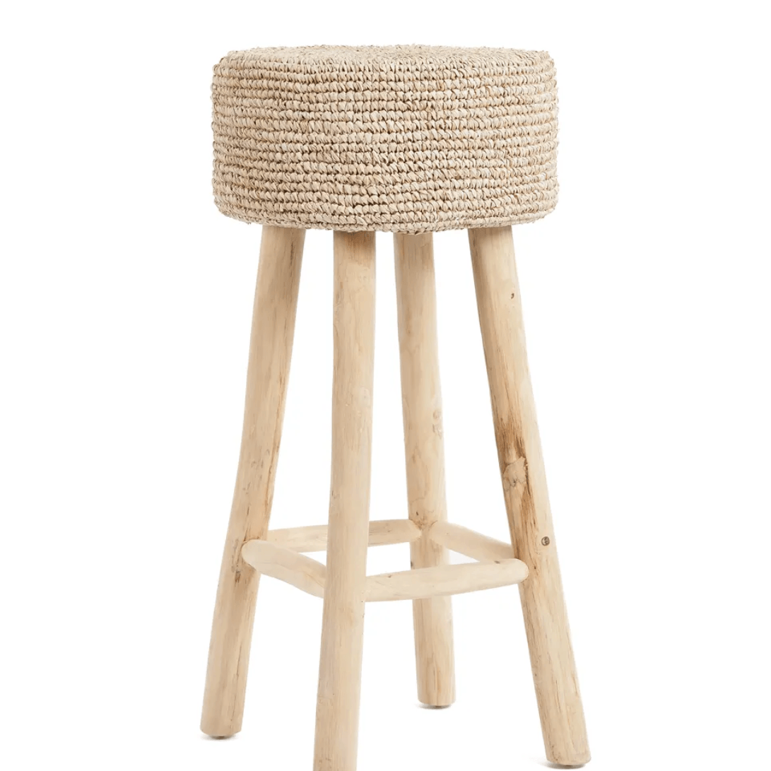 The Raffia Bar Stool - Flo & Joe