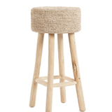 The Raffia Bar Stool - Flo & Joe
