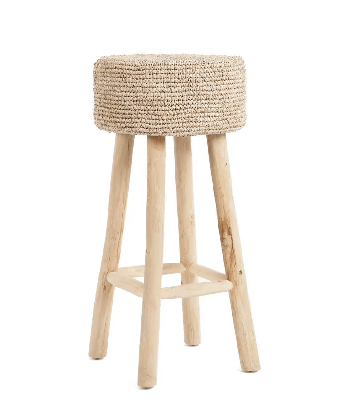 The raffia bar stool   flo & joe